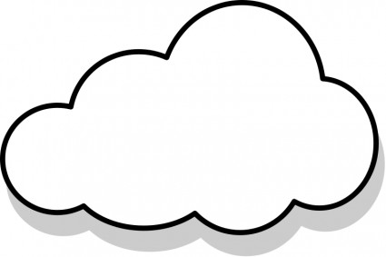 Cloud clipart vector