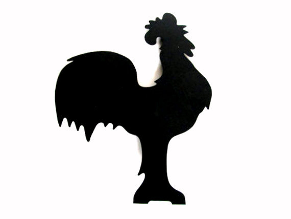 On Hold For Suzette Chicken Silhouette Wall by BlueMoonAttic