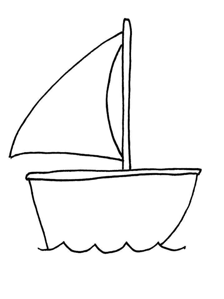 Sailboat Line Drawings