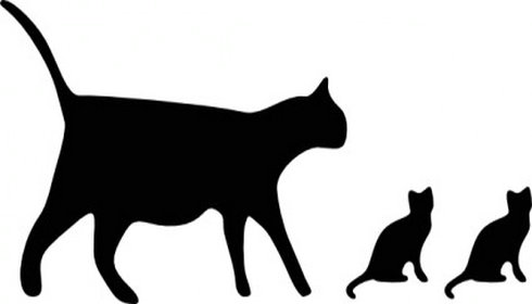 Cat Icons Clip Art 2 | Free Vector Download - Graphics,