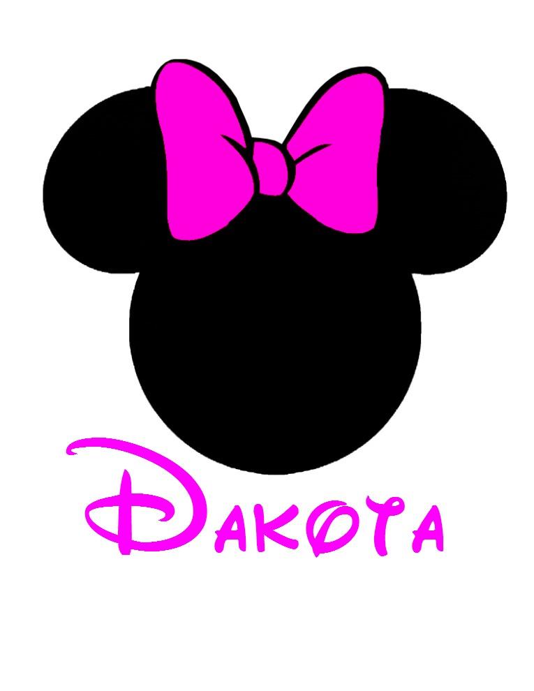 Minnie Mouse Bow Template