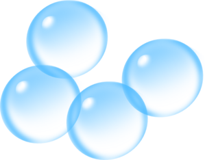 Blue Bubbles Clip Art - vector clip art online ...