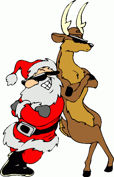 santa-reindeer-cool-clipart | for the love of awesome