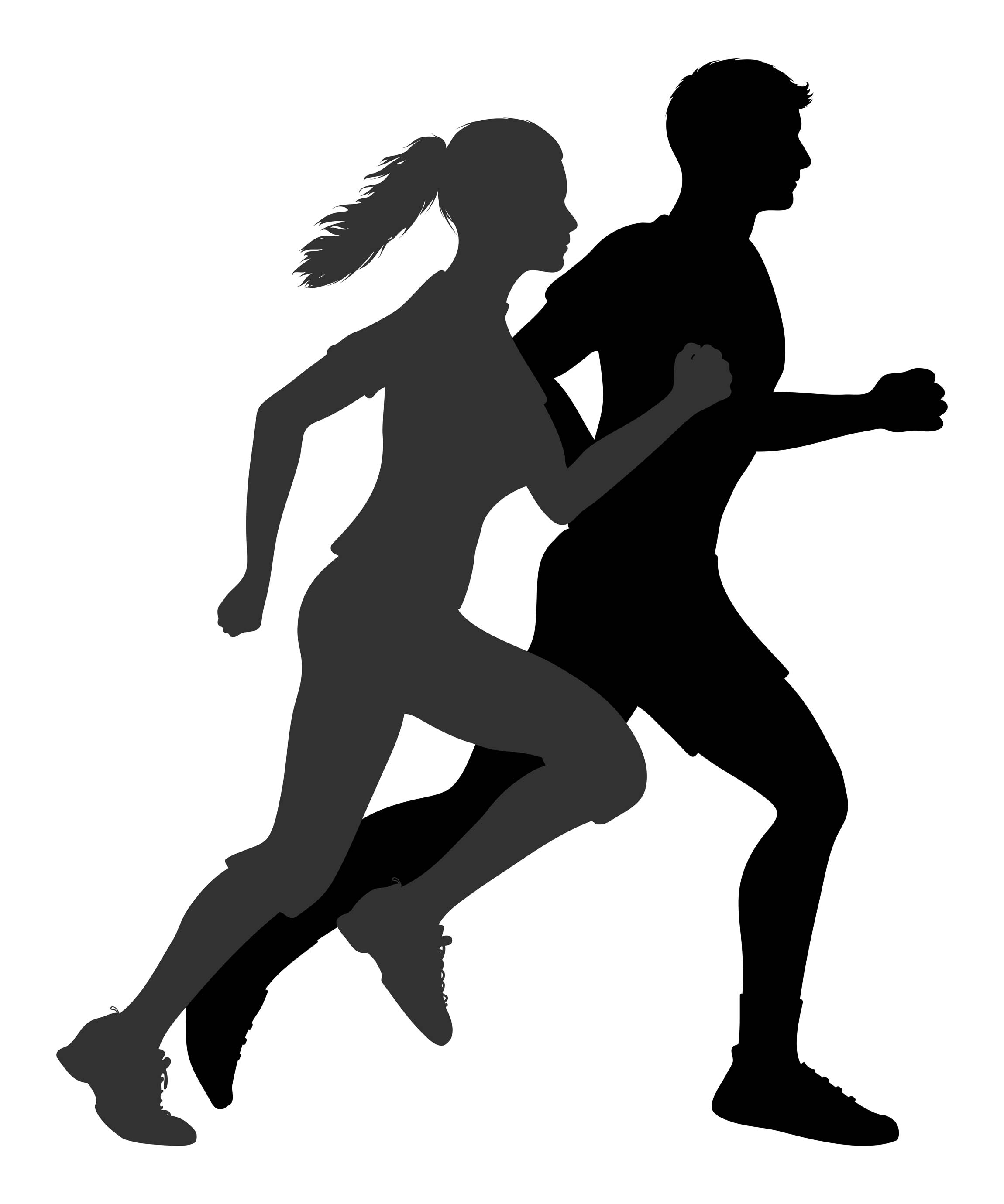 free exercise silhouette clip art - photo #3