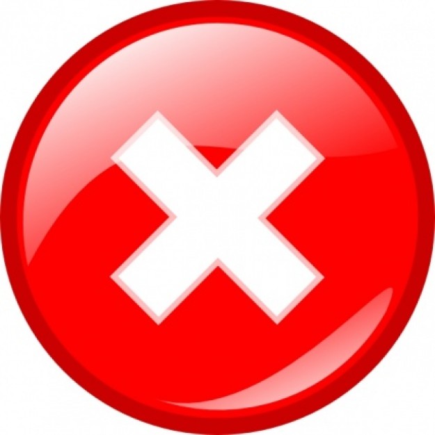 Round Error Warning Button clip art | Download free Vector