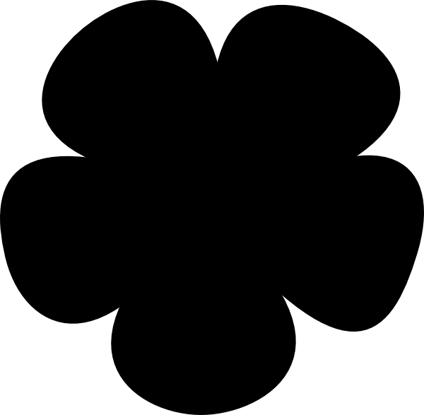 753 views Simple Flower clip art - vector clip art online, royalty free ...