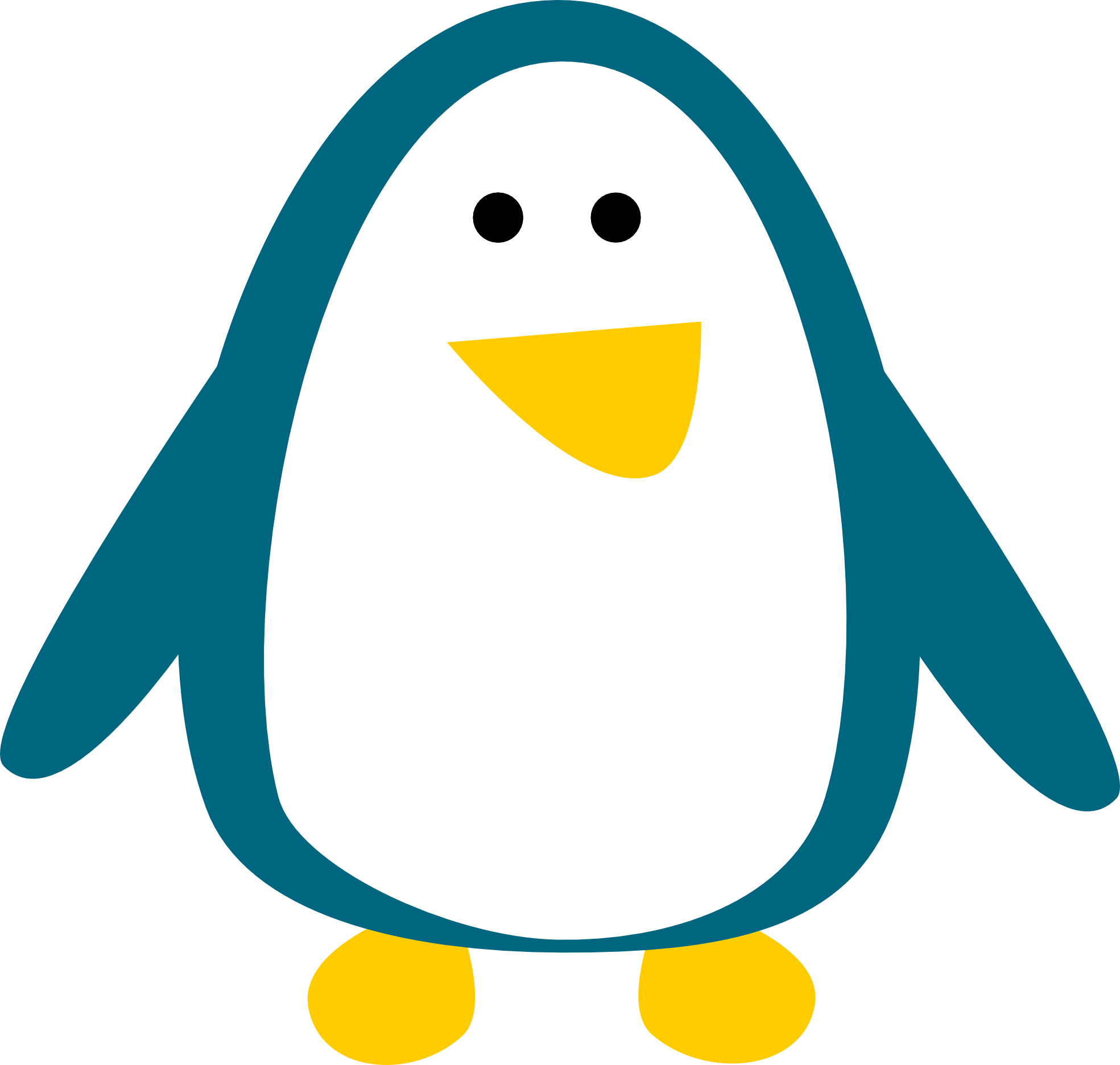 Clip Art: Pinguino Penguin September 2011 Clip ...