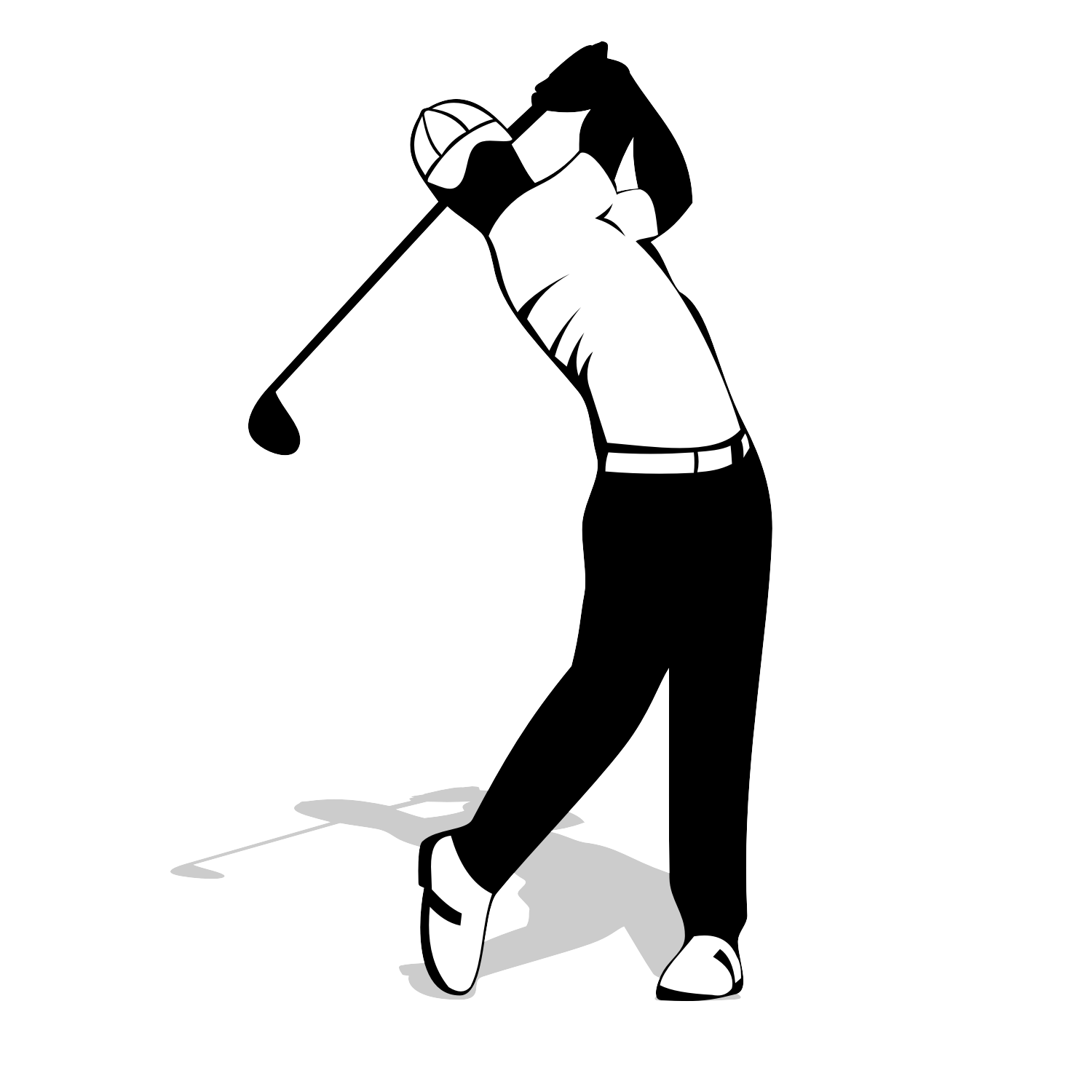 clipart man playing golf - photo #12