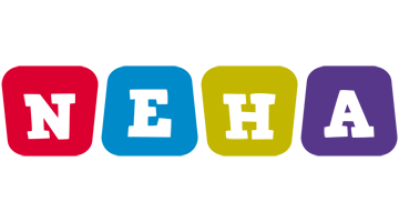 Neha Logo | Name Logo Generator - Kiddo, I Love, Colors Style