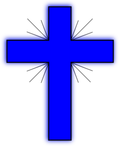 Blue Baptism Cross Clip Art - ClipArt Best