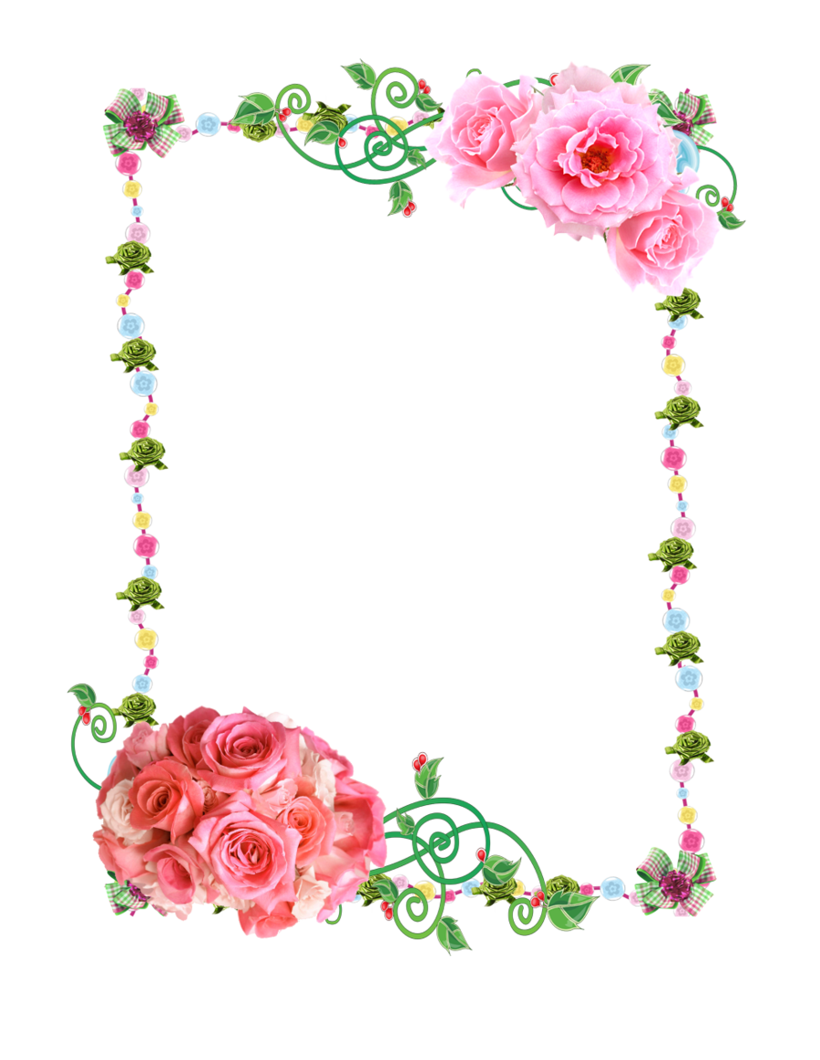 Rose Border In Png Clipart Best