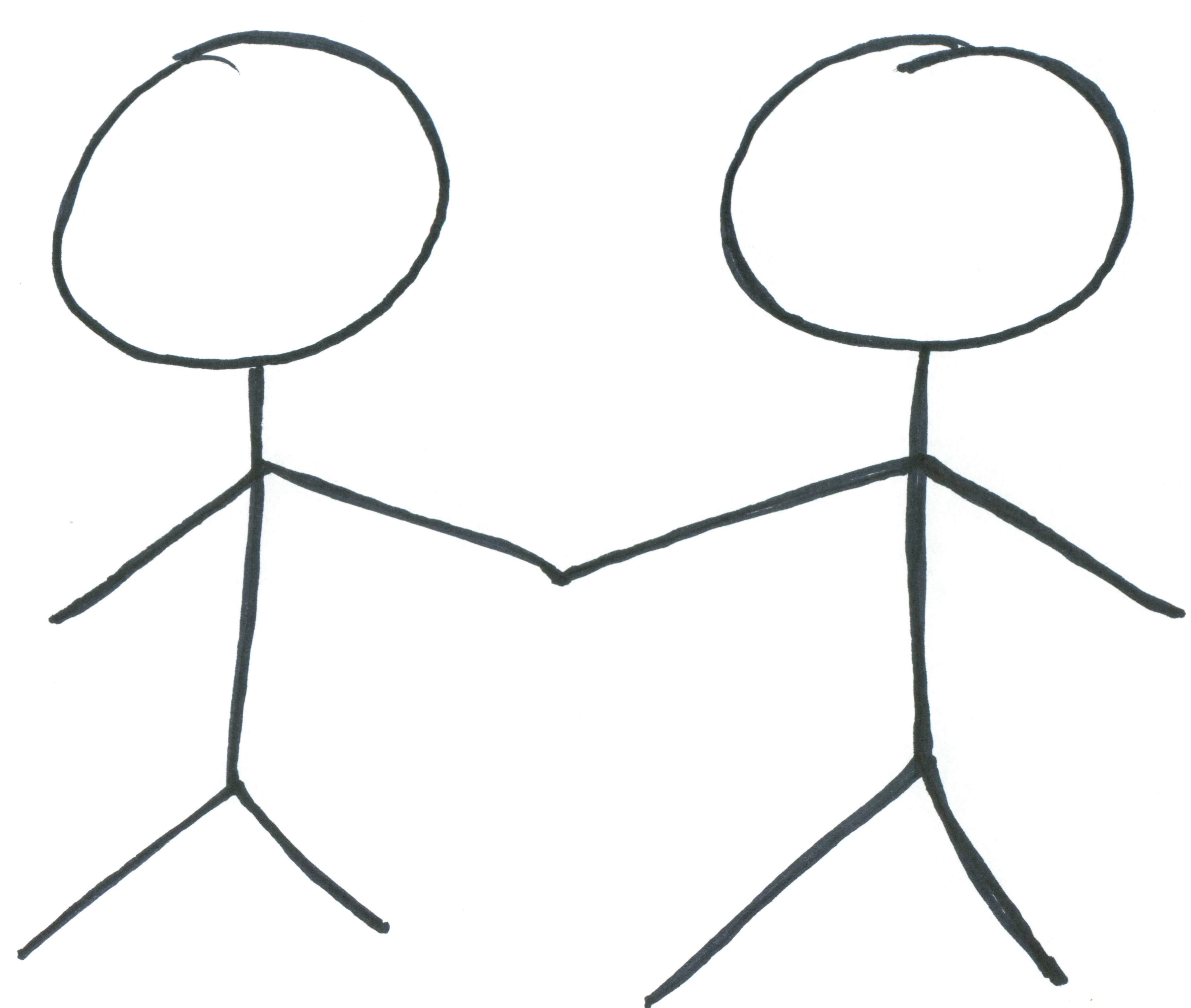 Stick Figures Talking Clipart Best