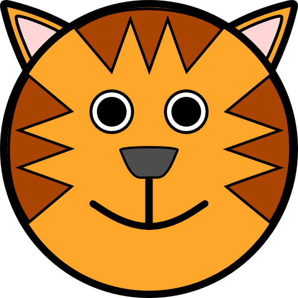 Cat Smiley Face Clipart