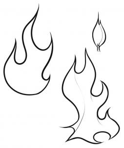 How to Draw a Flame, Step by Step, Stuff, Pop Culture, FREE Online ...