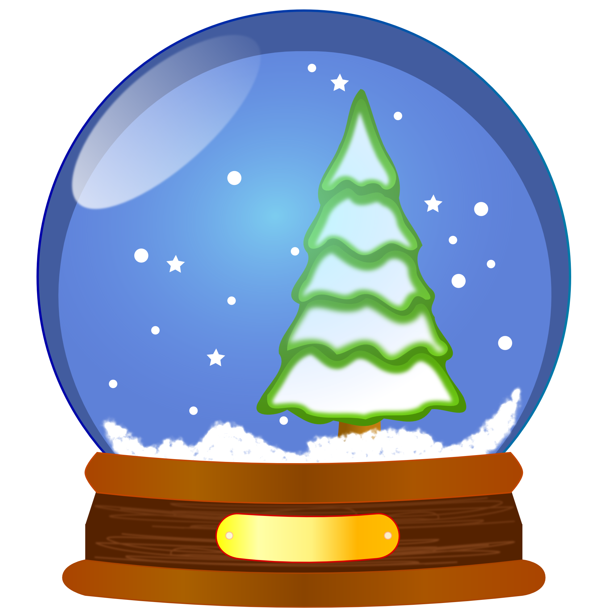 Snow globe clip art