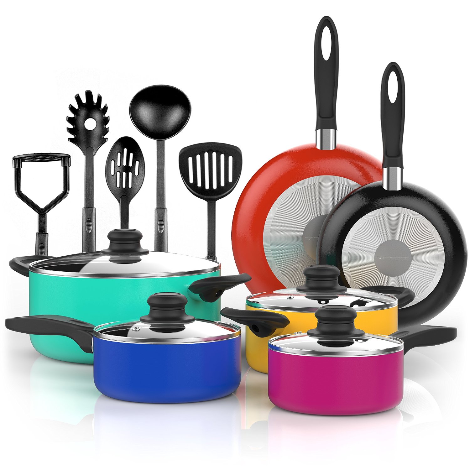 Amazon.com: Cookware Sets: Home & Kitchen: Nonstick Cookware Sets ...