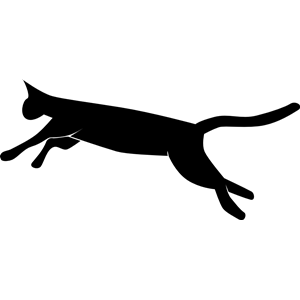 Jumping Cat Clipart