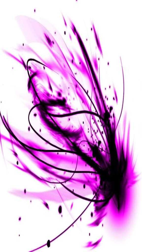 Purple Paint Splash Wallpaper - Free iPhone Wallpapers