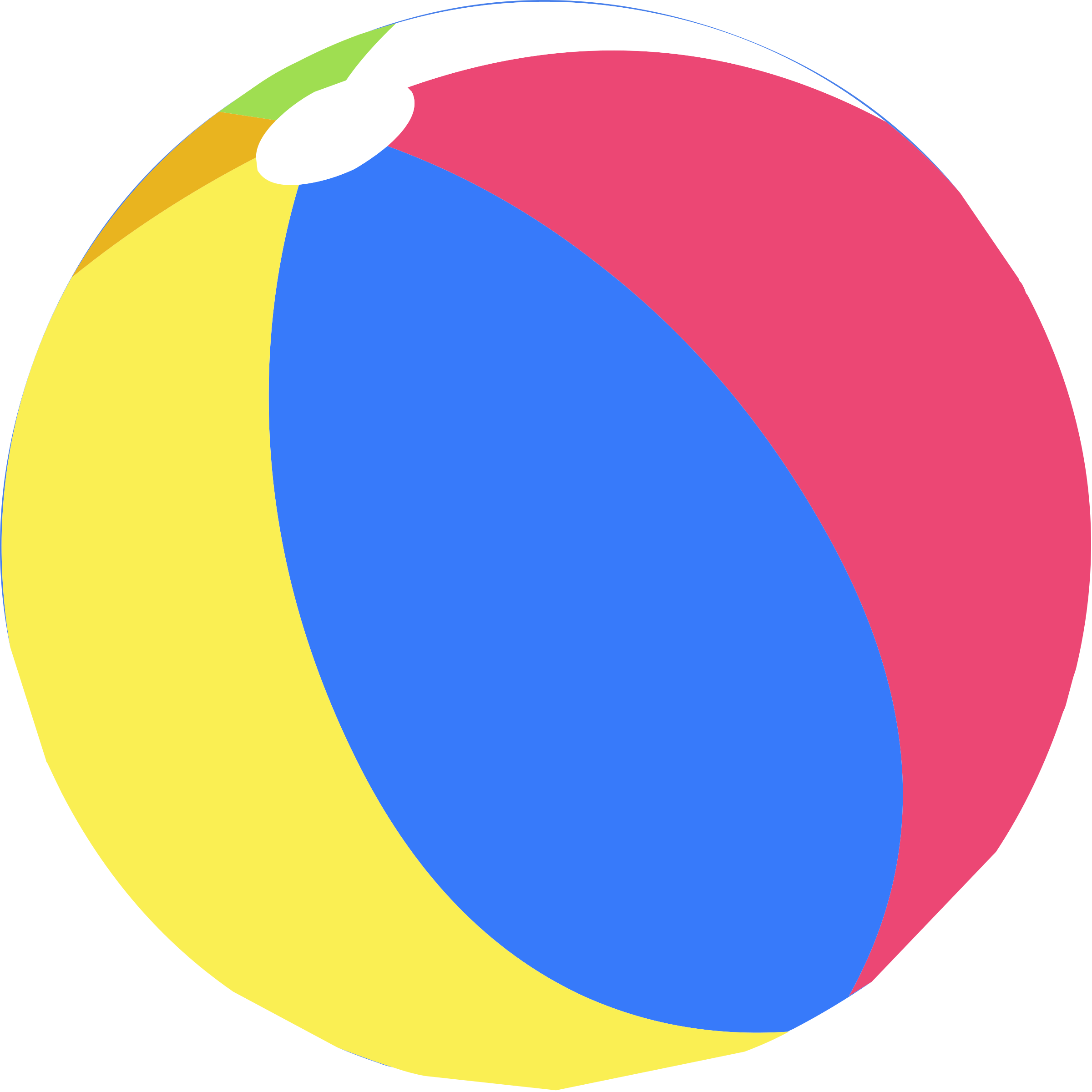 Water and beach ball clipart