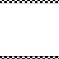Checkered flag border clip art