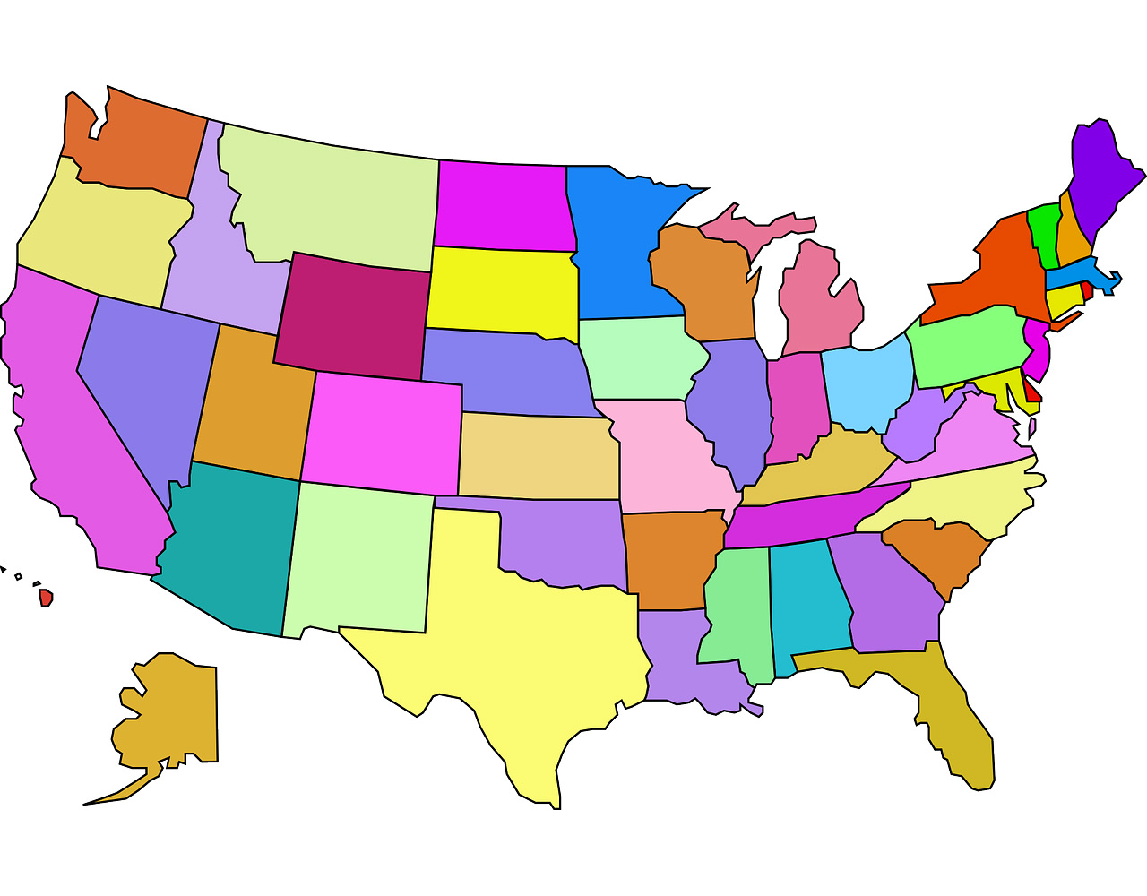 blank-colored-united-states-map-clipart-best
