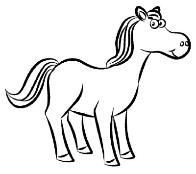 Horse Drawing Easy | Free Download Clip Art | Free Clip Art | on ...