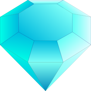 Blue Gems Clipart