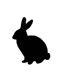 5 Best Images of Free Bunny Silhouette Printable 8 X 10 - Free ...