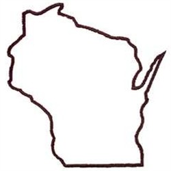 Best Photos of Outline State Of WI - Wisconsin State Map Outline ...
