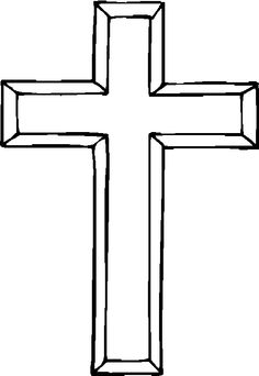 Stained Glass Cross Coloring Sheet - ClipArt Best