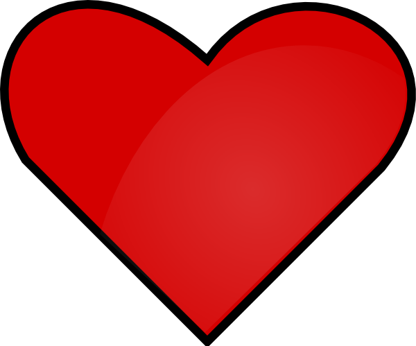 Red hearts clipart