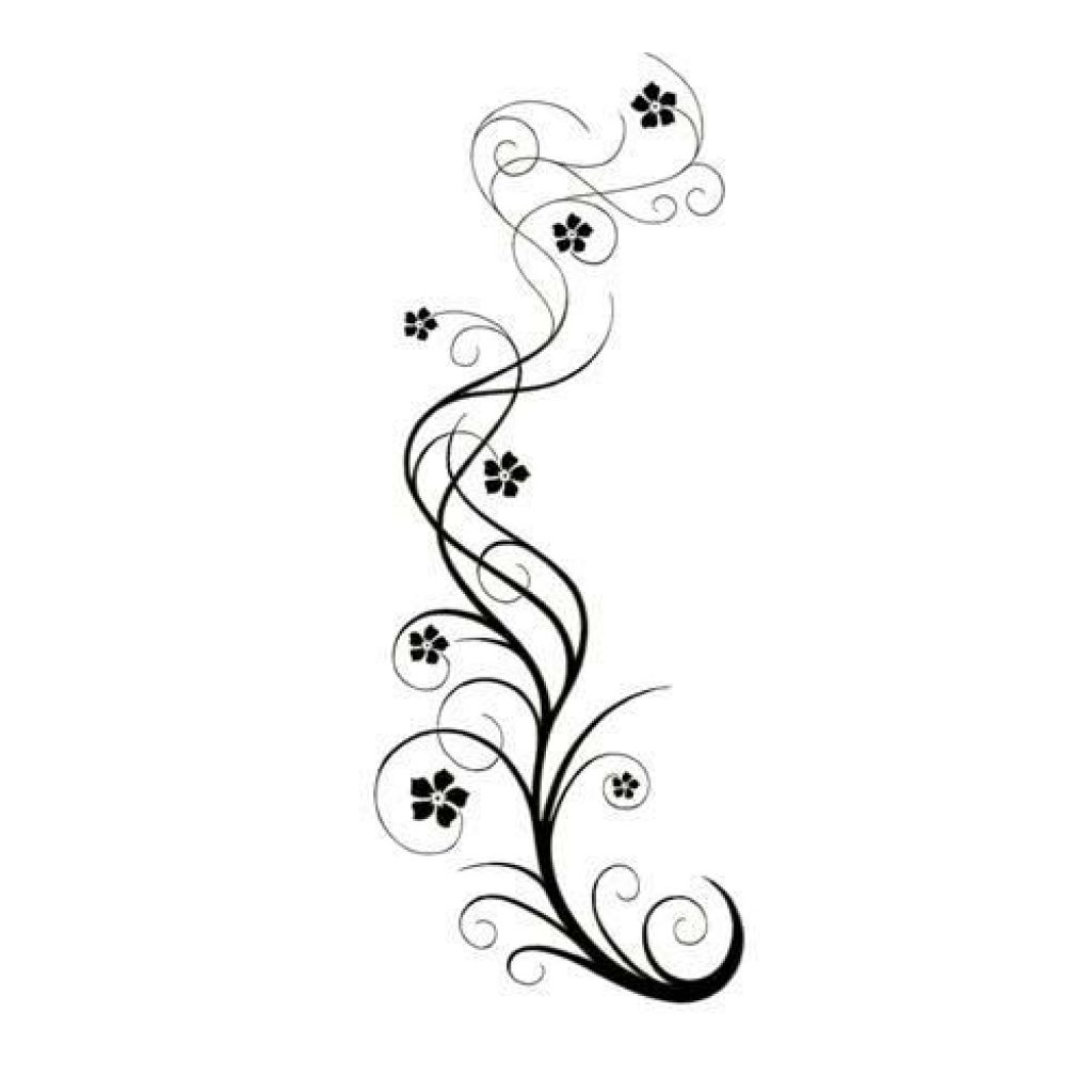 Swirly Vine Tattoos Art Design - Great Tattoo Design