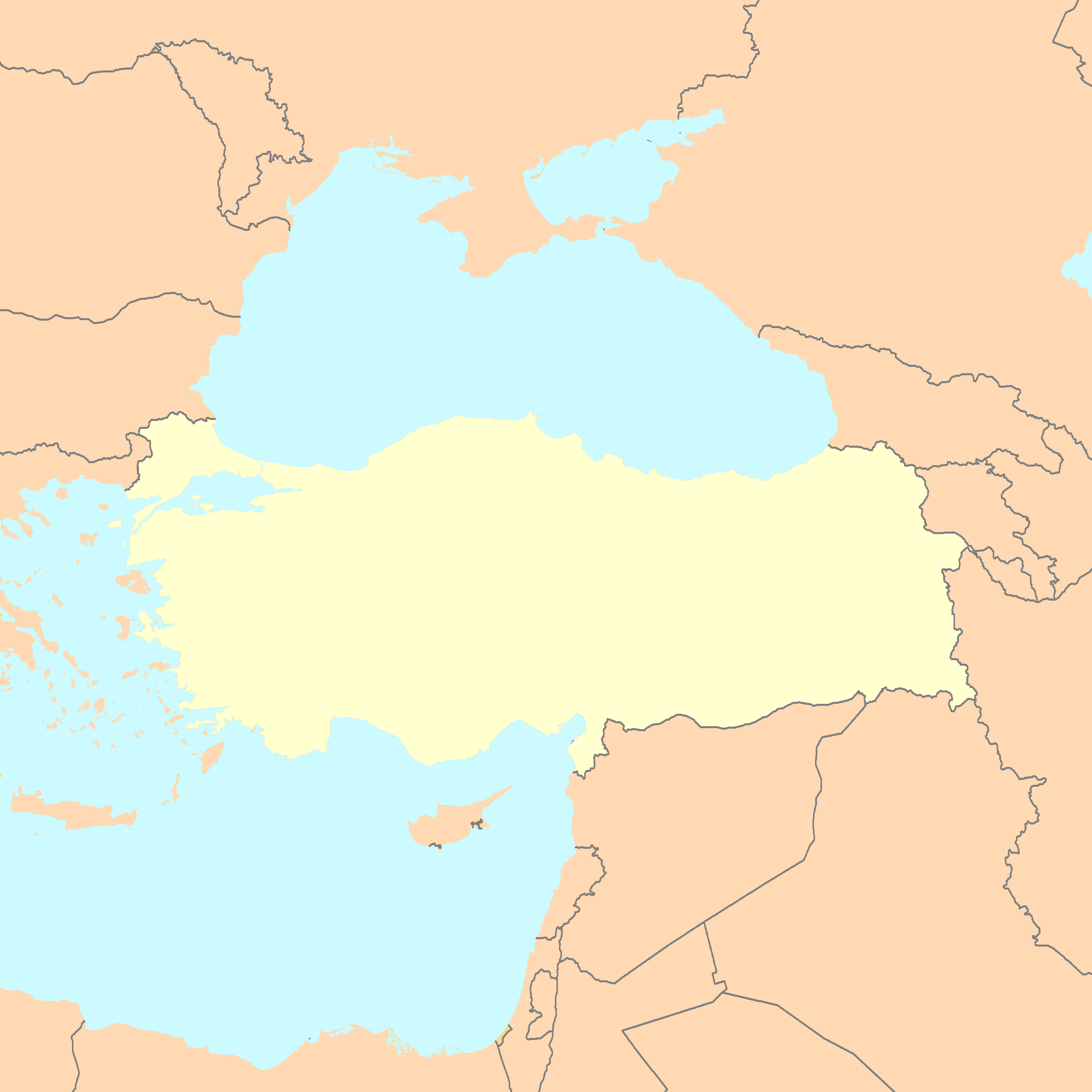 Turkey Ukraine Locator • Mapsof.net