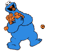 Sesame street cookie monster clip art