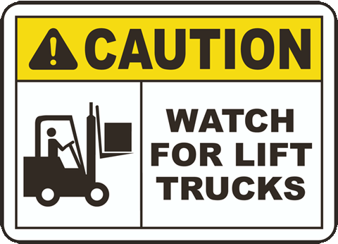 Forklift Safety Signs for Sale | USA Made