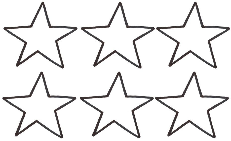 Small Star Template Clipart - Free to use Clip Art Resource