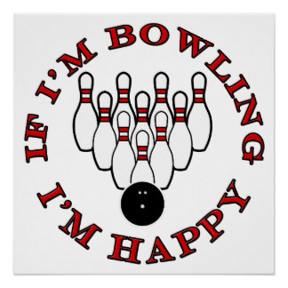 Funny Bowling Posters | Zazzle