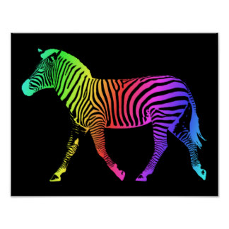 Rainbow Zebra Gifts on Zazzle