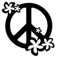 Peace Sign Stencil Clipart - Free to use Clip Art Resource