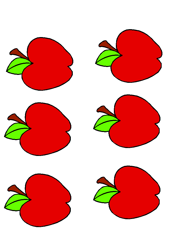 Apple Template For Kids - ClipArt Best