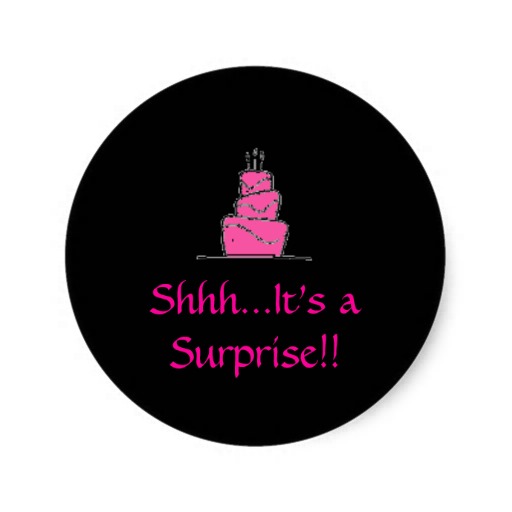 Shhh Surprise Party Clipart
