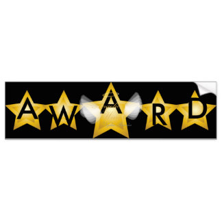 Gold Star Bumper Stickers - Car Stickers | Zazzle
