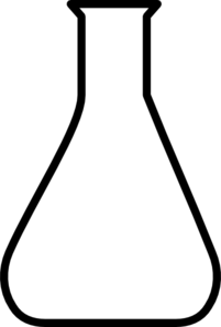 Empty Flask Clip Art - vector clip art online ...