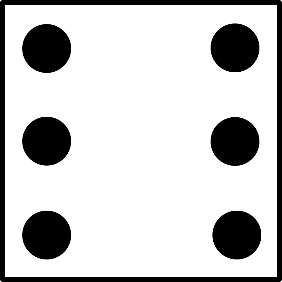 Dice Numbers Clipart