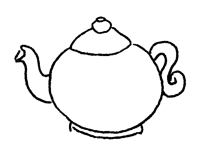 Tea Cup Colouring Page - ClipArt Best