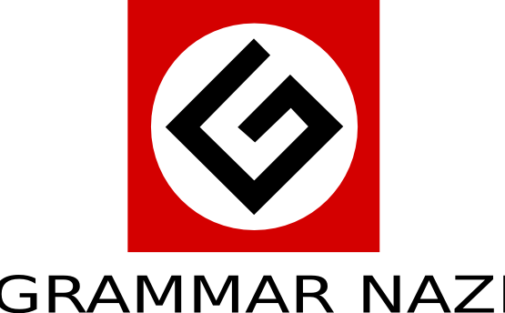 Clip Art: Grammar Nazi Symbol Grammar Nazi ...