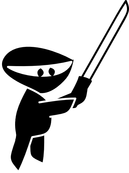 Cartoon Ninja Clip Art - vector clip art online ...