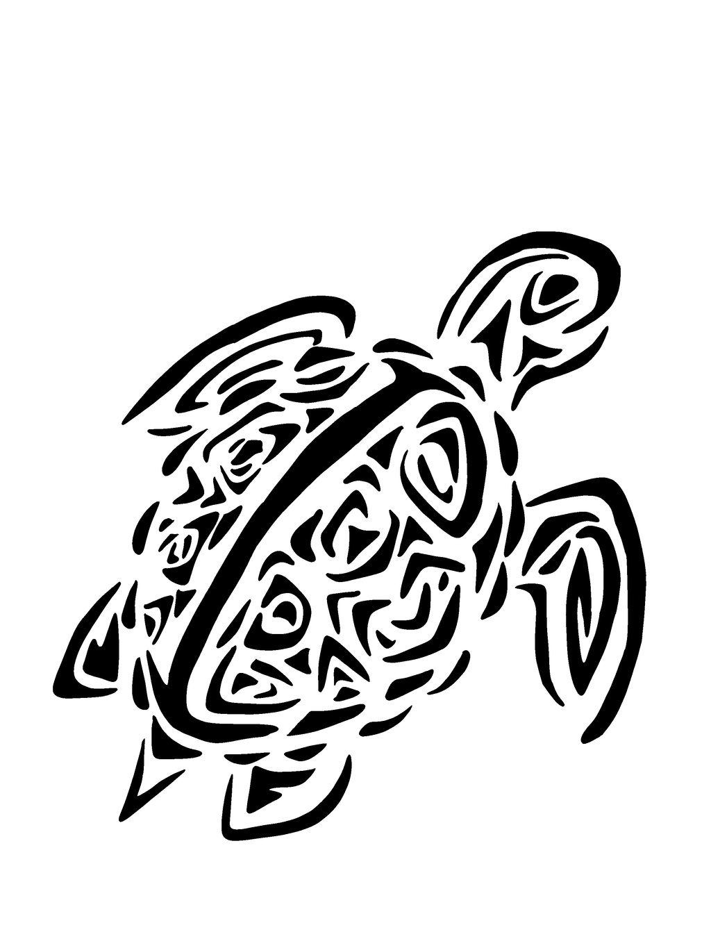 deviantART: More Like Sea Turtle Tribal Tattoo by Wolfs-