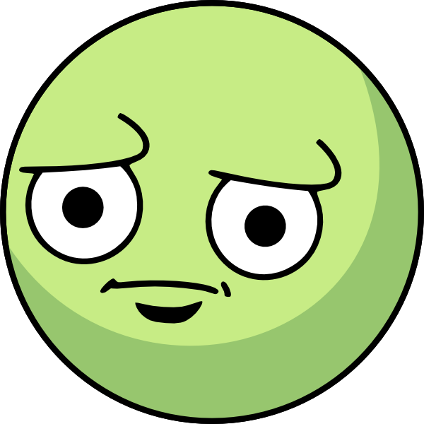 Green Sad Face - ClipArt Best