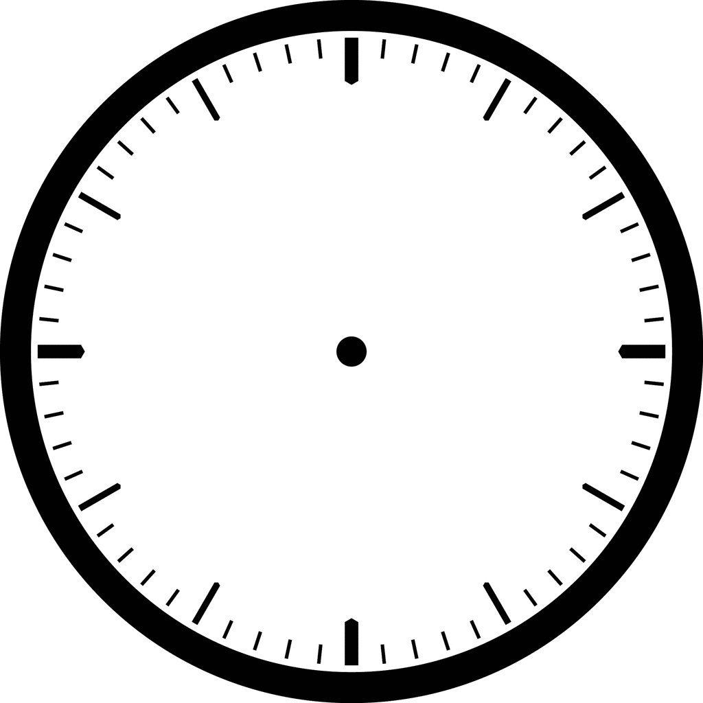 Printable Clock Face Without Hands - ClipArt Best